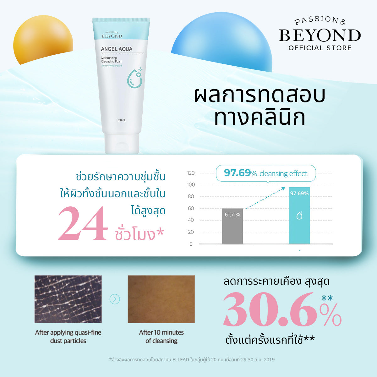 BEYOND ANGEL AQUA Moisture Cleansing Foam 300ml