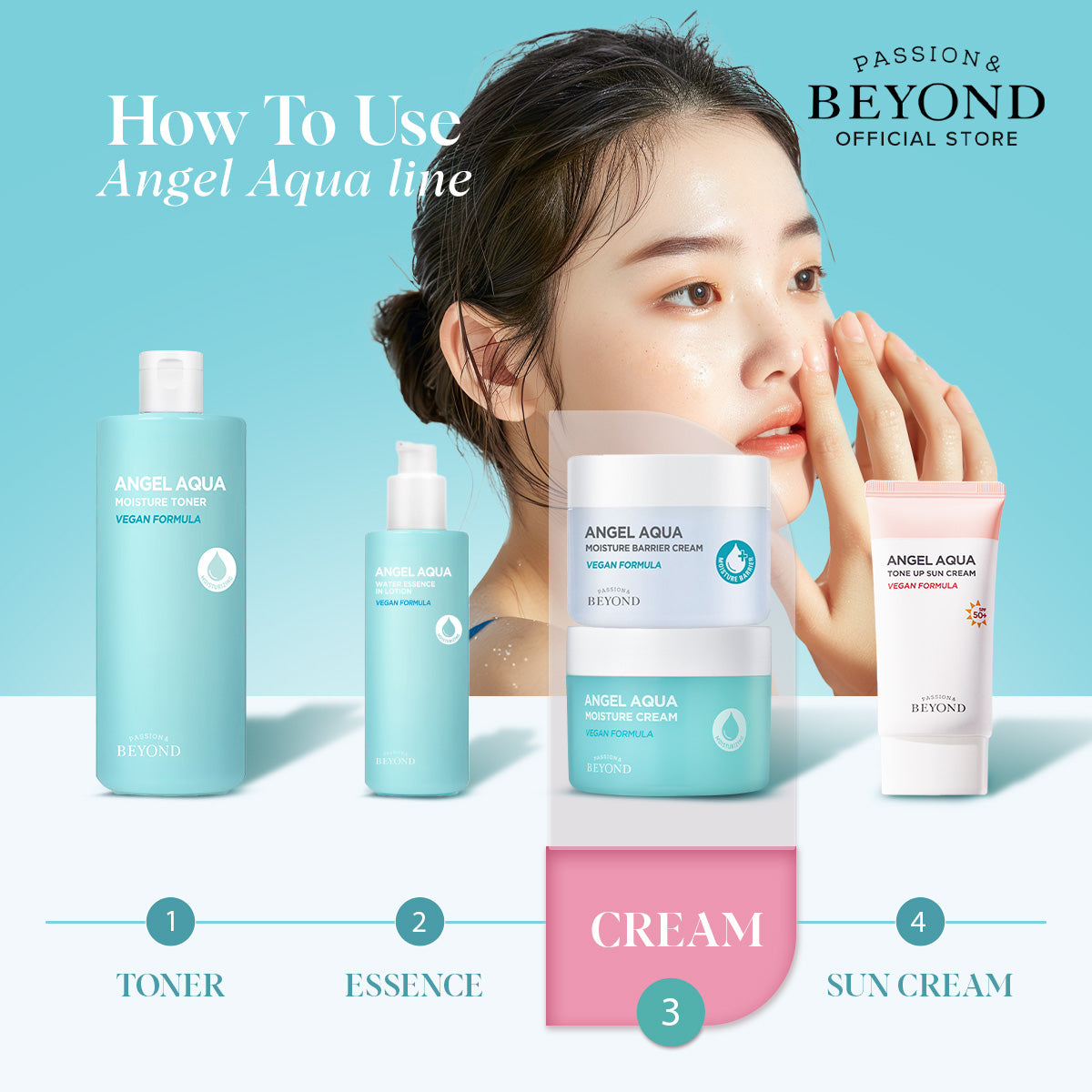 BEYOND ANGEL AQUA Moisture Cream 150ml