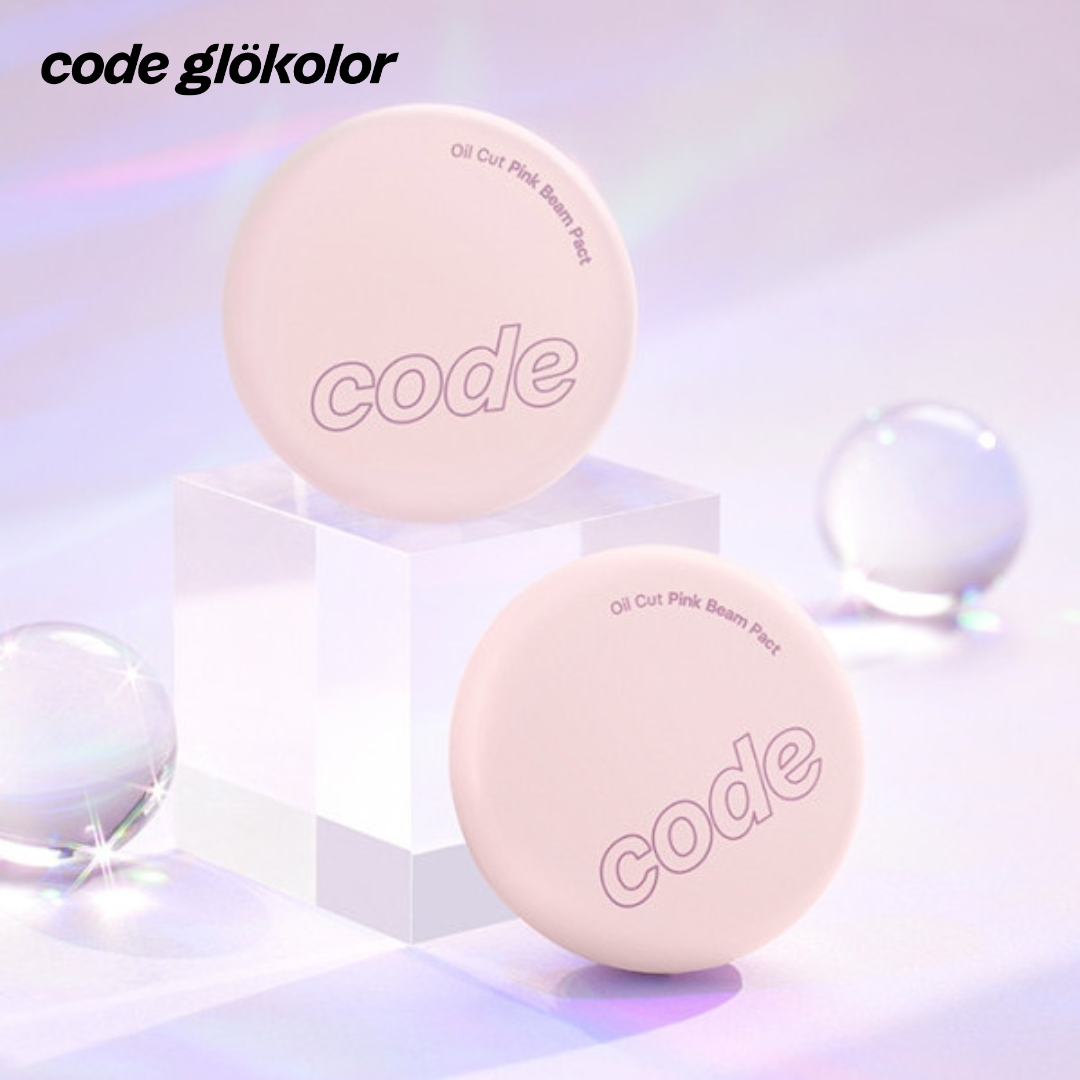 CODE GLOKOLOR OIL CUT PINK BEAM PACT 8g