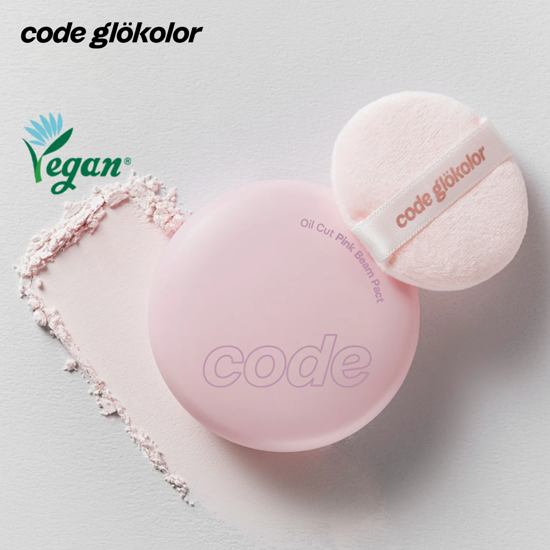 CODE GLOKOLOR OIL CUT PINK BEAM PACT 8g