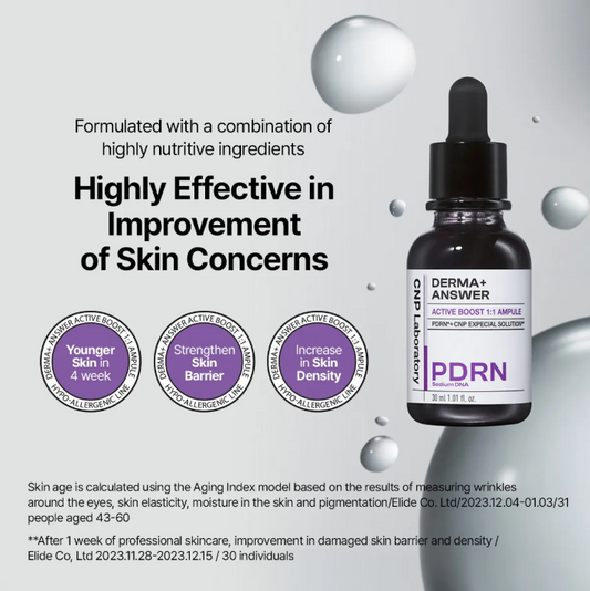 CNP LABORATORY Derma Answer Active Boost PDRN Ampule 15ml, 30ml