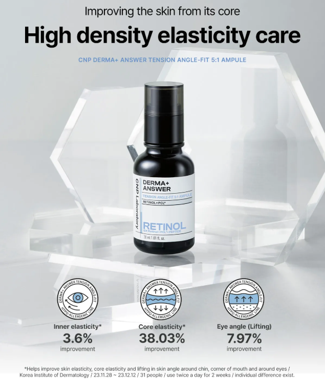 CNP LABORATORY Derma Answer Tension Angle-Fit Retinol Ampule 15ml, 30ml