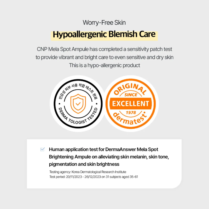 CNP LABORATORY Derma Answer Mela Spot Brightening Vit-C Ampule 15ml, 30ml
