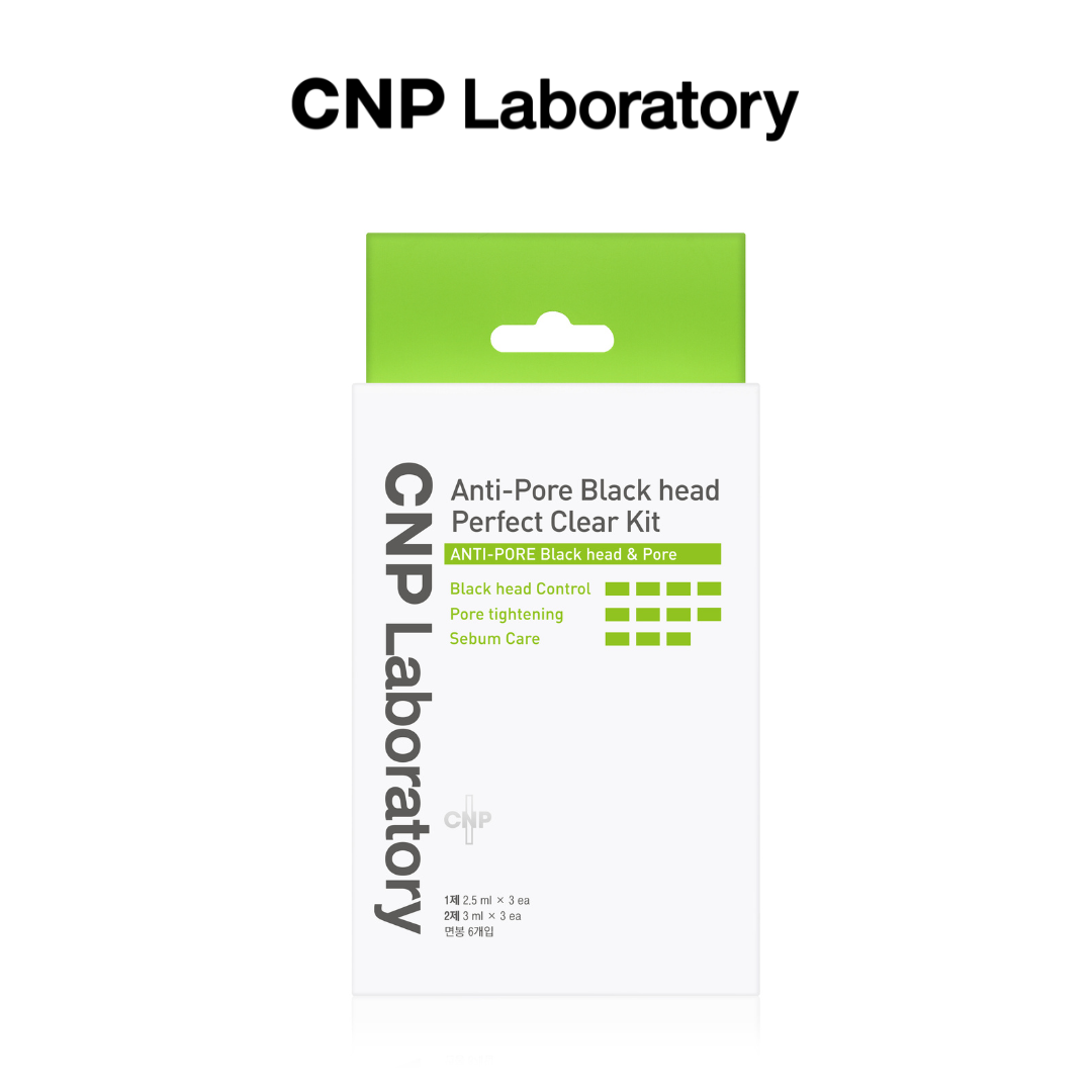 CNP LABORATORY Anti-Pore Black Head Perfect Clear Kit (3set)