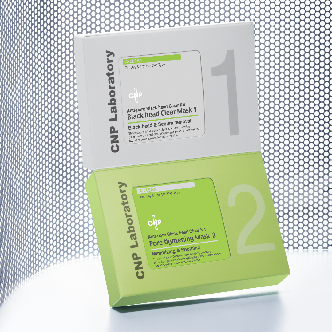 CNP LABORATORY Anti-Pore Black Head Perfect Clear Kit (3set)