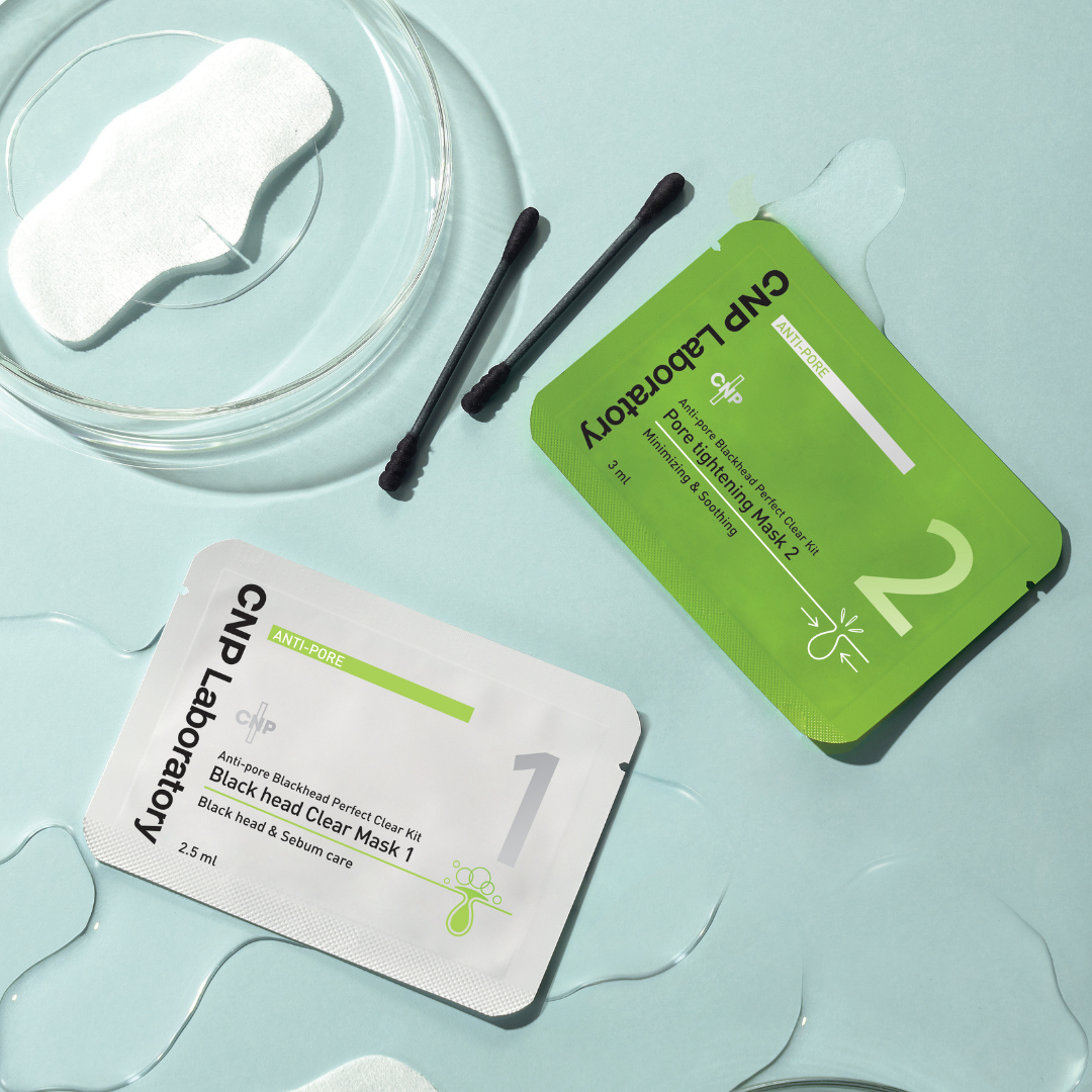 CNP LABORATORY Anti-Pore Black Head Perfect Clear Kit (3set)